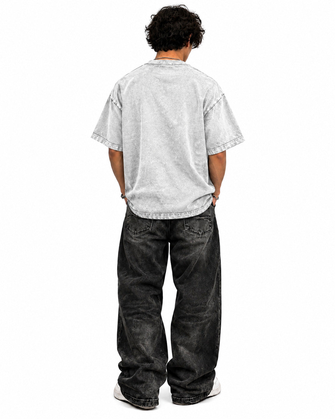 Hush Tee Bone, worn, back view
